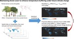 Maintaining forest cover to enhance temperature buffering under future climate change
